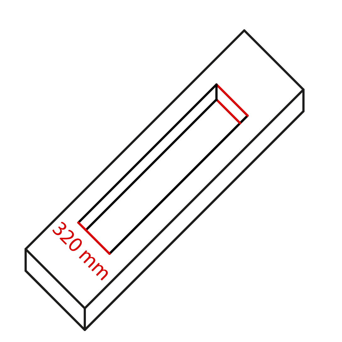320 mm